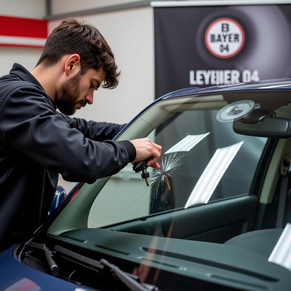 Steinschlagreparatur in Leverkusen: Professionelle und schnelle Abwicklung bei Autoglas Schumacher.