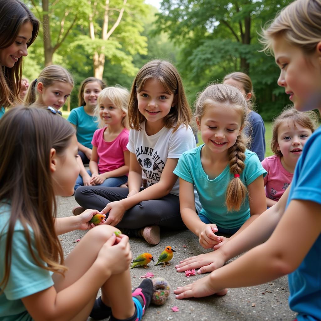 Veranstaltung für Kinder im Tierpark Reuschenberg