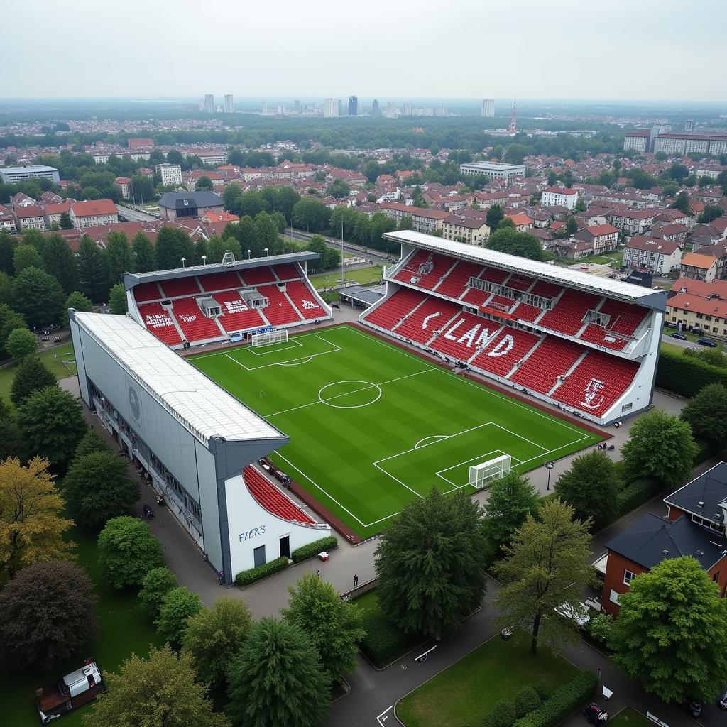 Ulrich-Haberland-Stadion an der Bonner Str. 2 in Leverkusen