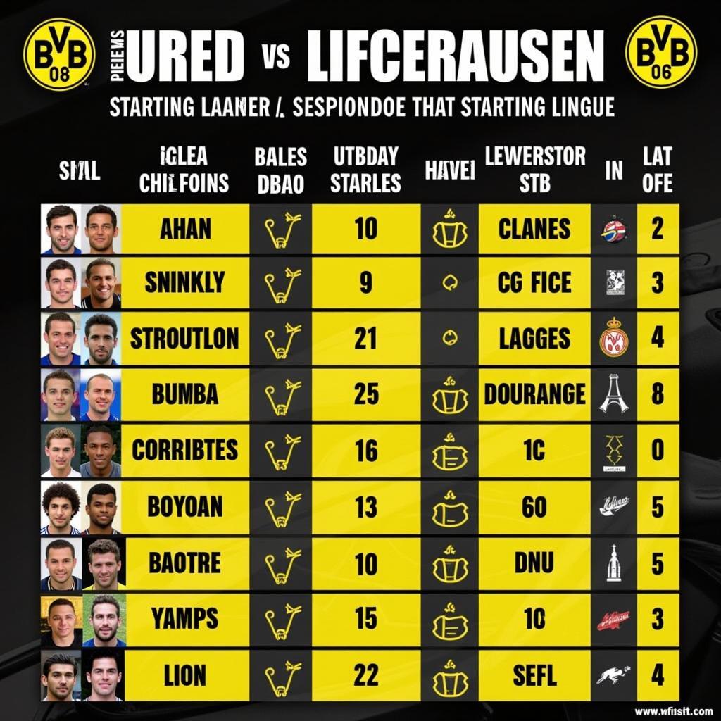 Verletzungen und Sperren: Einfluss auf die Aufstellung BVB vs. Bayer