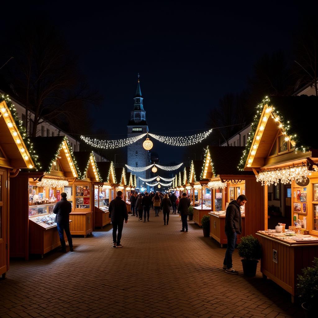 Weihnachtsmarkt Leverkusen-Wiesdorf Lichterglanz