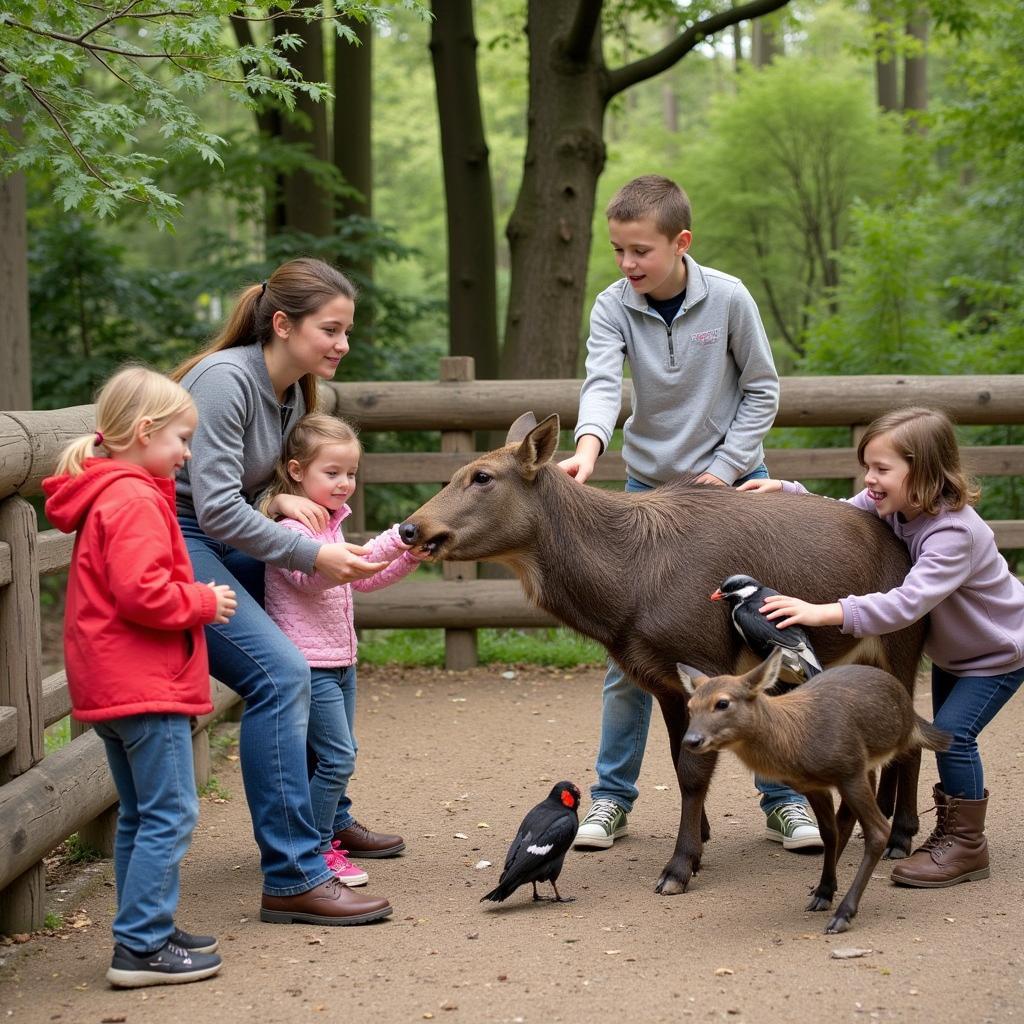 Wildpark Reuschenberg Leverkusen Familienausflug