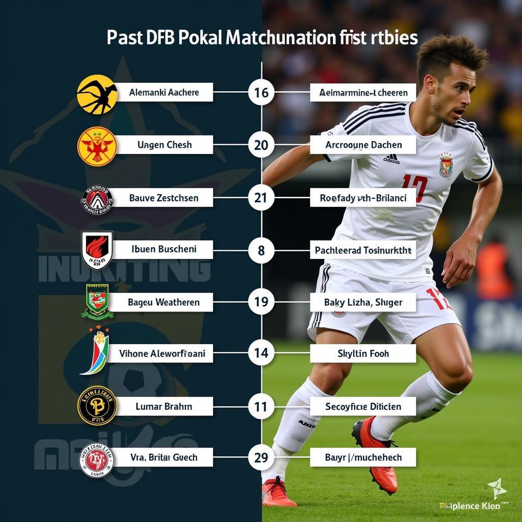 Alemannia Aachen und Bayer Leverkusen im DFB-Pokal: Eine historische Übersicht.