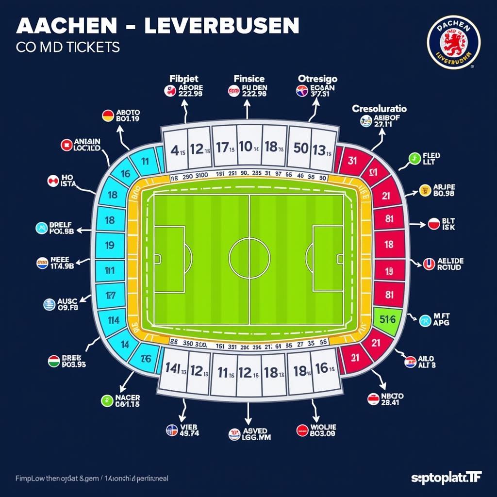 Preiskategorien für Aachen Leverkusen Karten