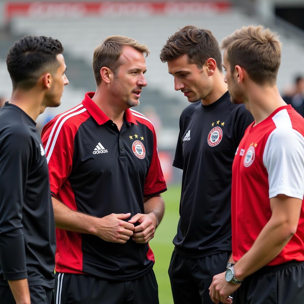 Achim Fortak in seinen frühen Jahren bei Bayer Leverkusen