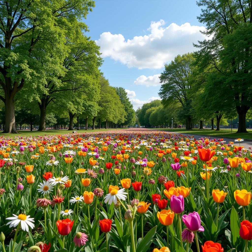 Blumen im Leverkusener Park