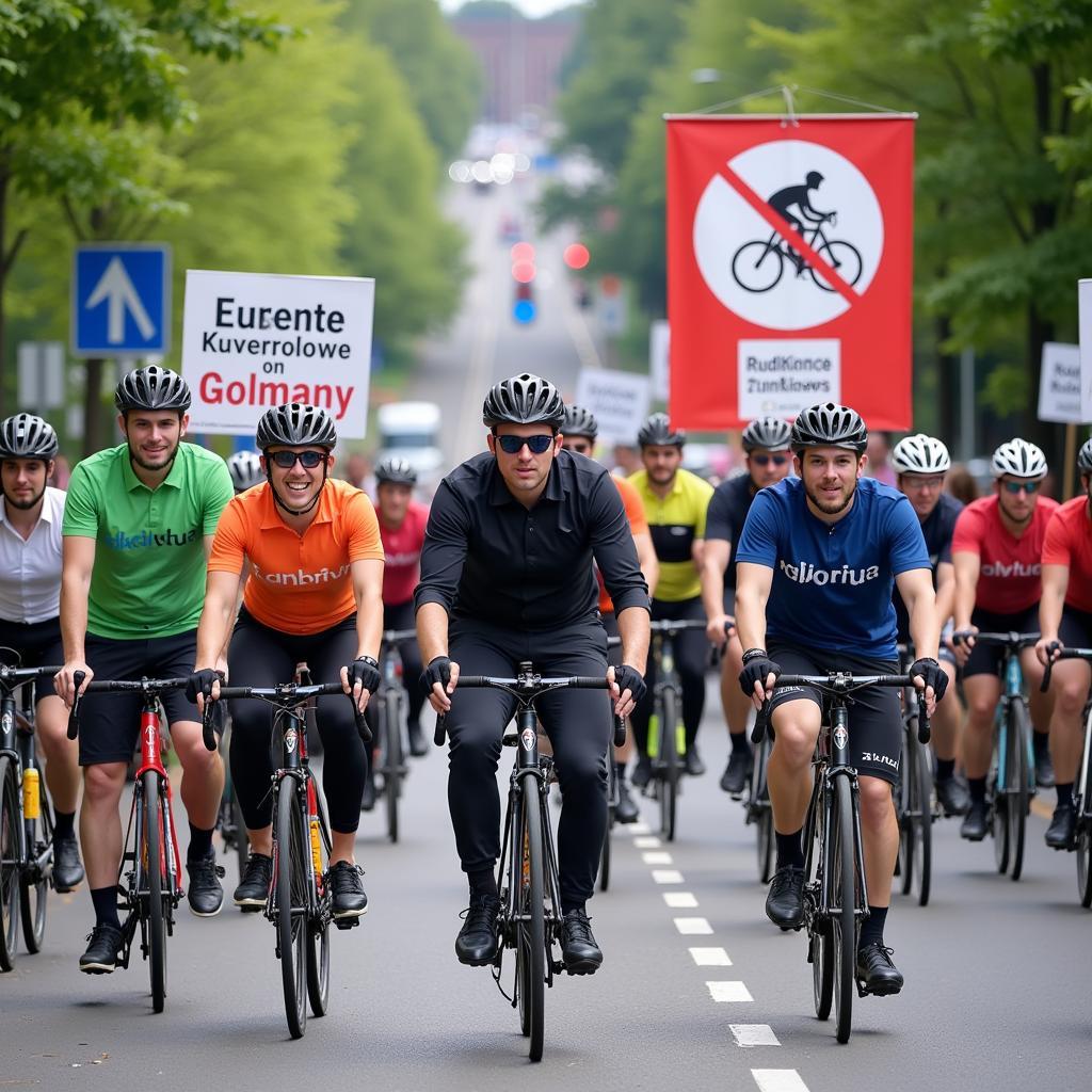 ADFC Leverkusen Fahrrad Demo