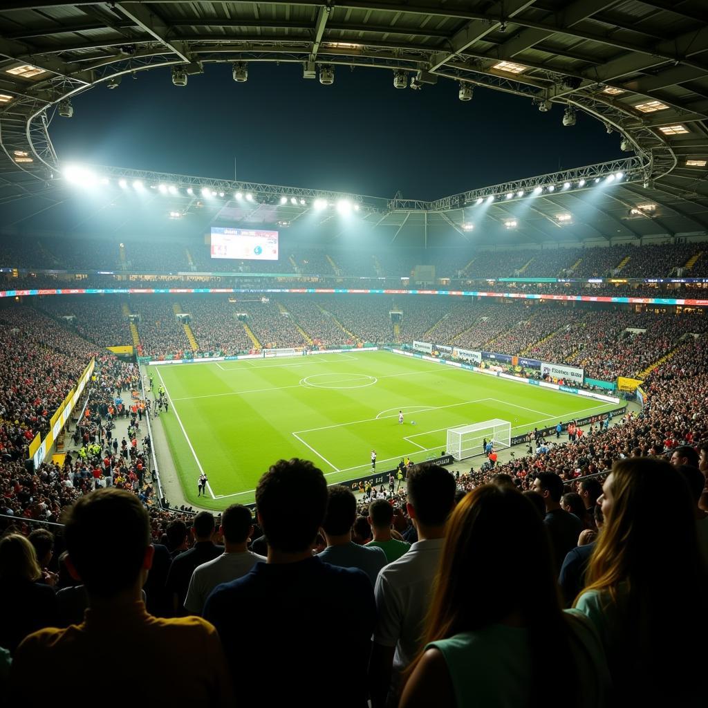 Stadionatmosphäre AEK Arena