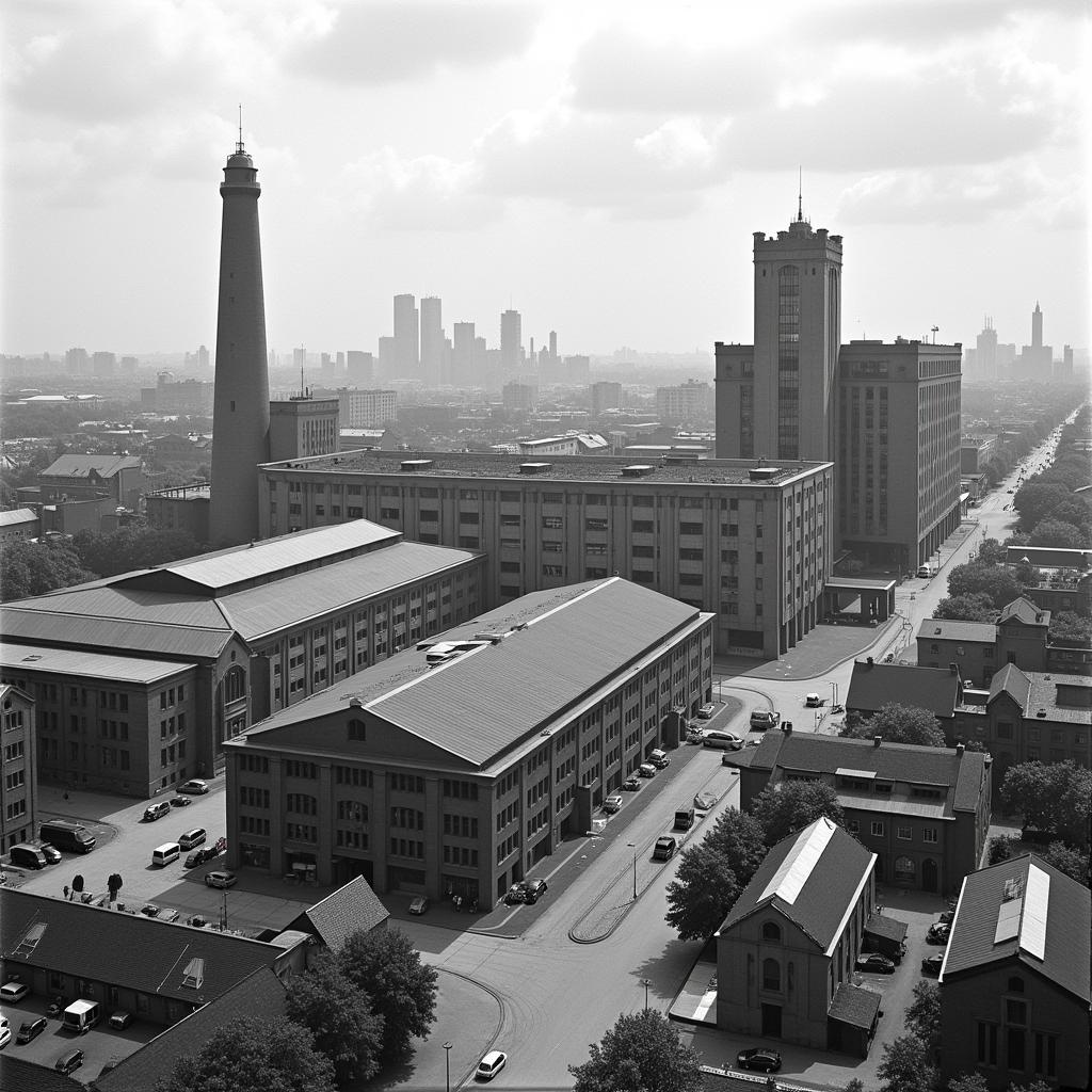 Historische Fabrik der Agfa Gevaert AG in Leverkusen