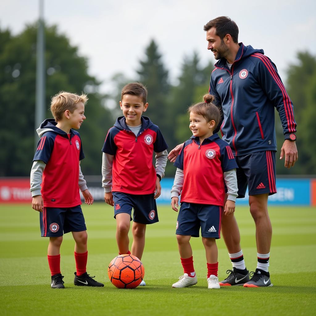 Bambini-Training in der Akada Leverkusen