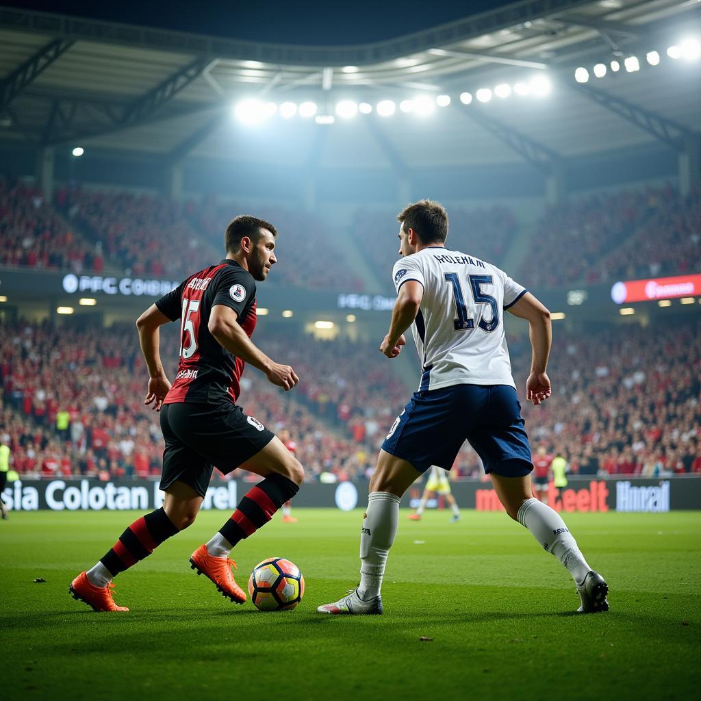 Alemannia Aachen vs. Bayer Leverkusen DFB-Pokal Spiel