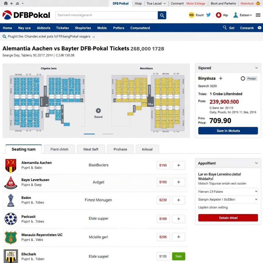 Tickets für das DFB-Pokalspiel Alemannia Aachen gegen Bayer Leverkusen kaufen