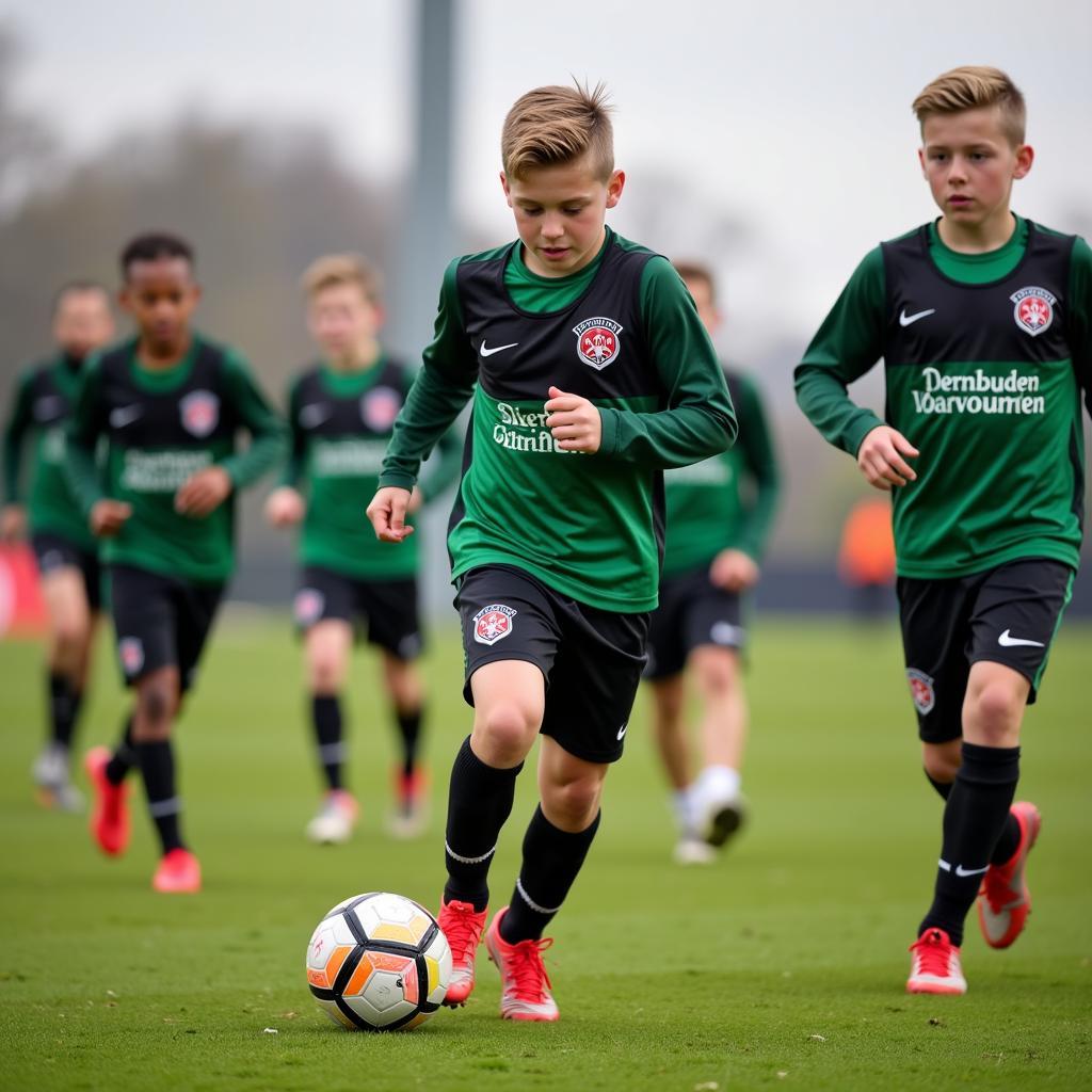 Alexander Senden, ein vielversprechendes Talent aus der Jugendakademie von Bayer 04 Leverkusen.