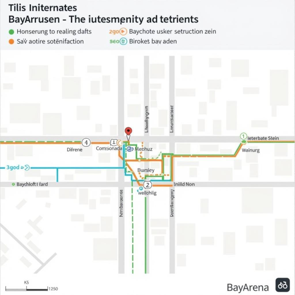 Alternative Routen zur BayArena während der Bauarbeiten am Leverkusener Kreuz