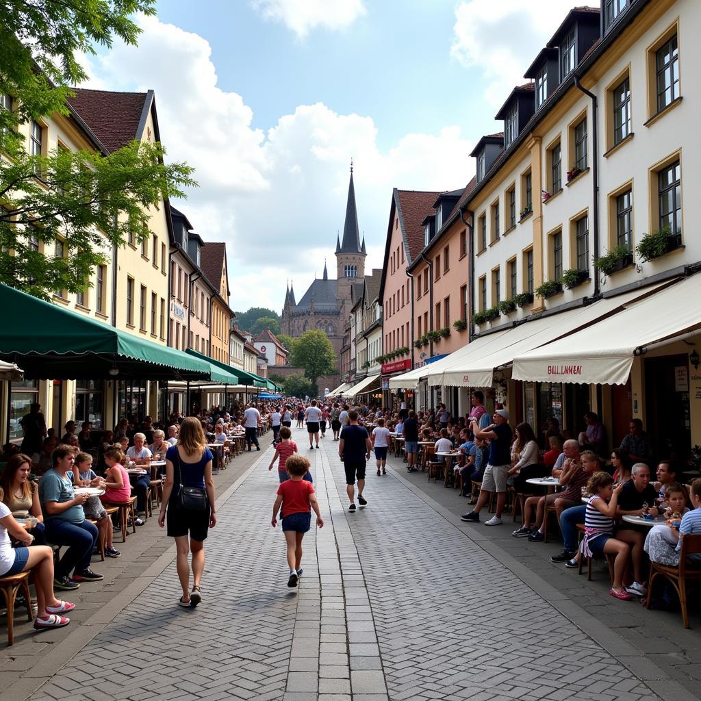 Der Am Buttermarkt in Leverkusen heute