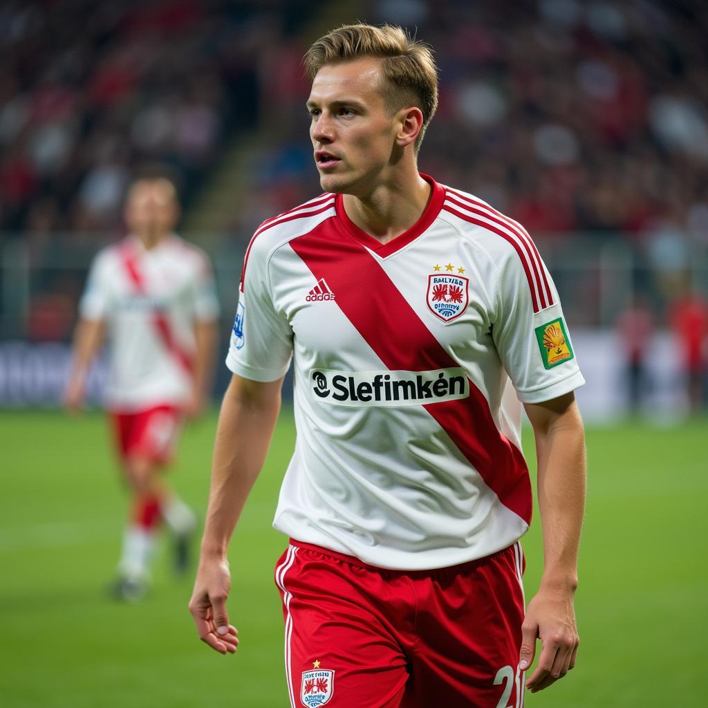 Andreas Röhrig in seinen frühen Tagen bei Bayer Leverkusen.