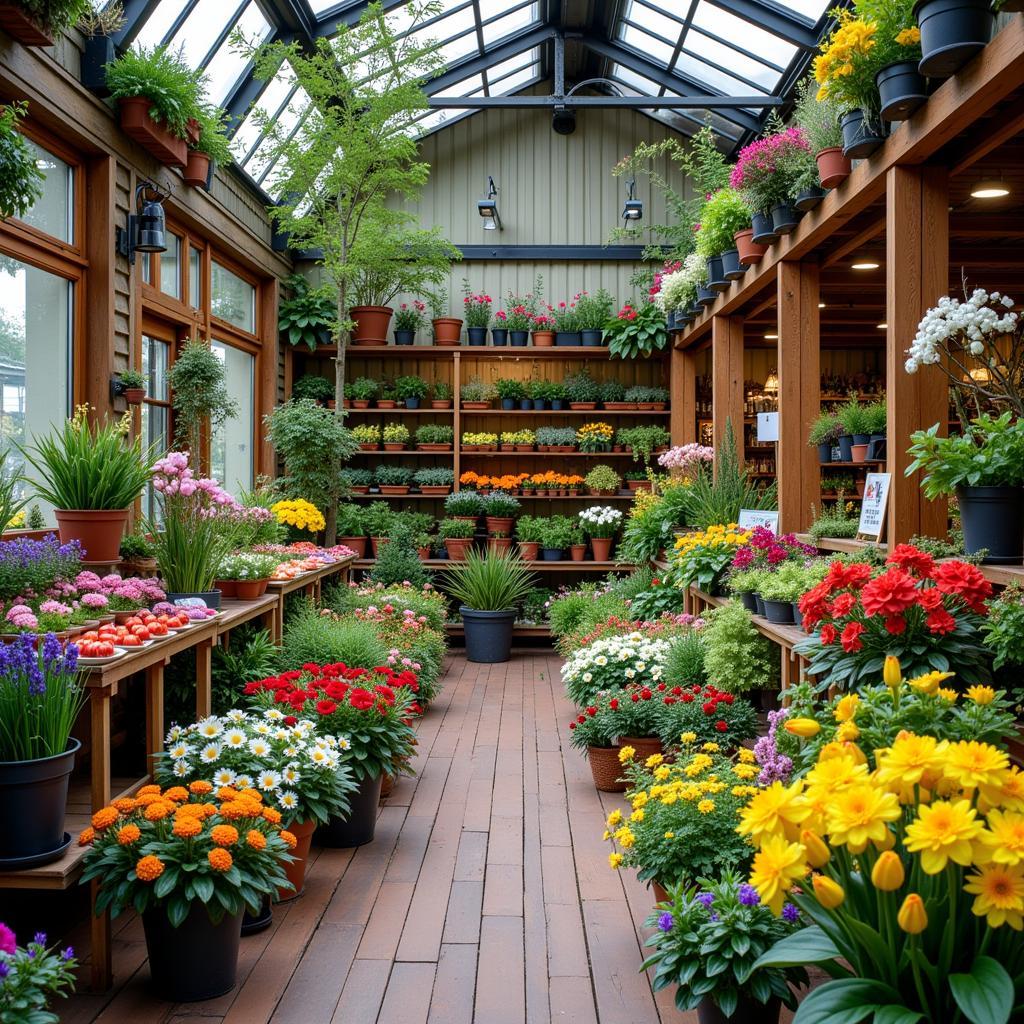 Vielfalt der Angebote im Selbach Gartencenter Leverkusen