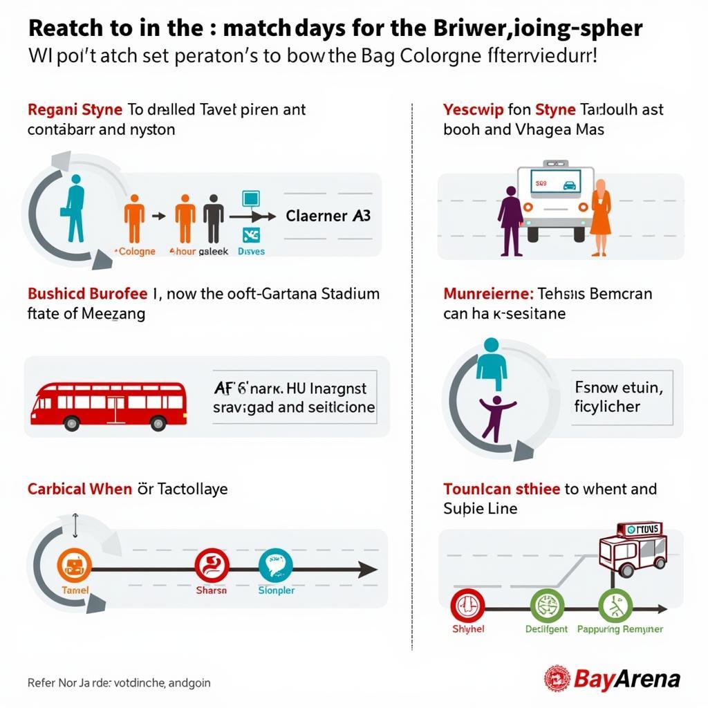 Anreise zur BayArena über die A3 von Köln