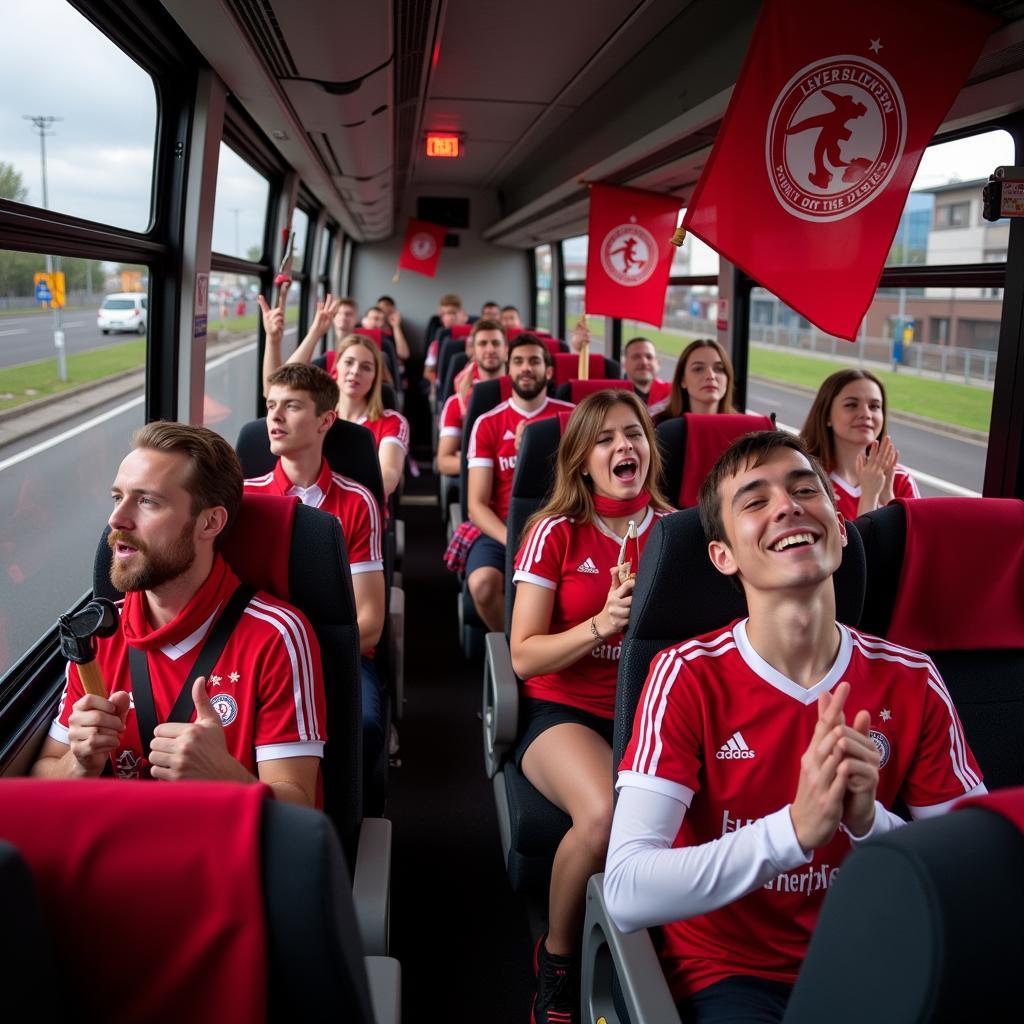 Anreise der Gästefans nach Madrid