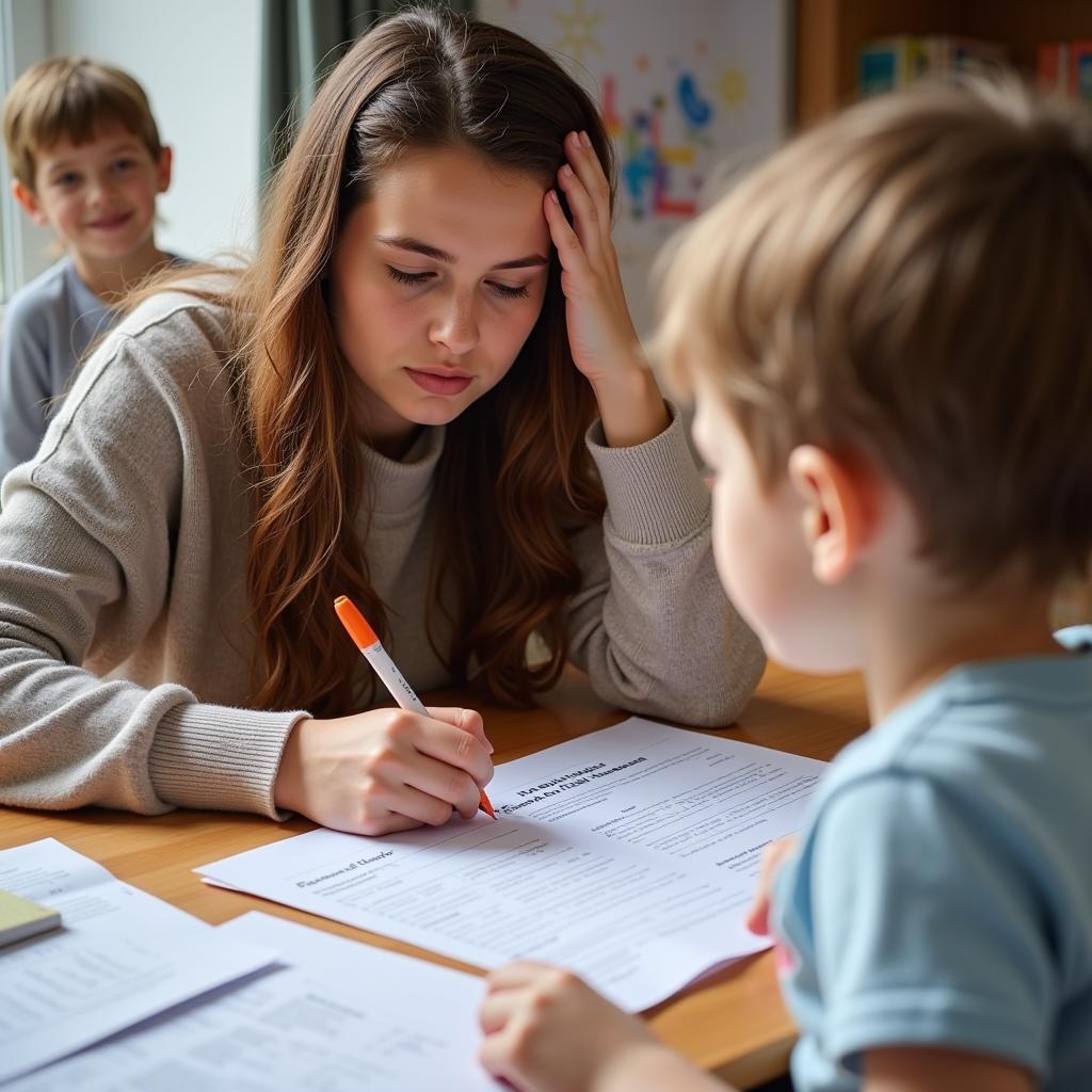 Antrag auf Kinderbetreuungskosten für Maßnahmen in Leverkusen