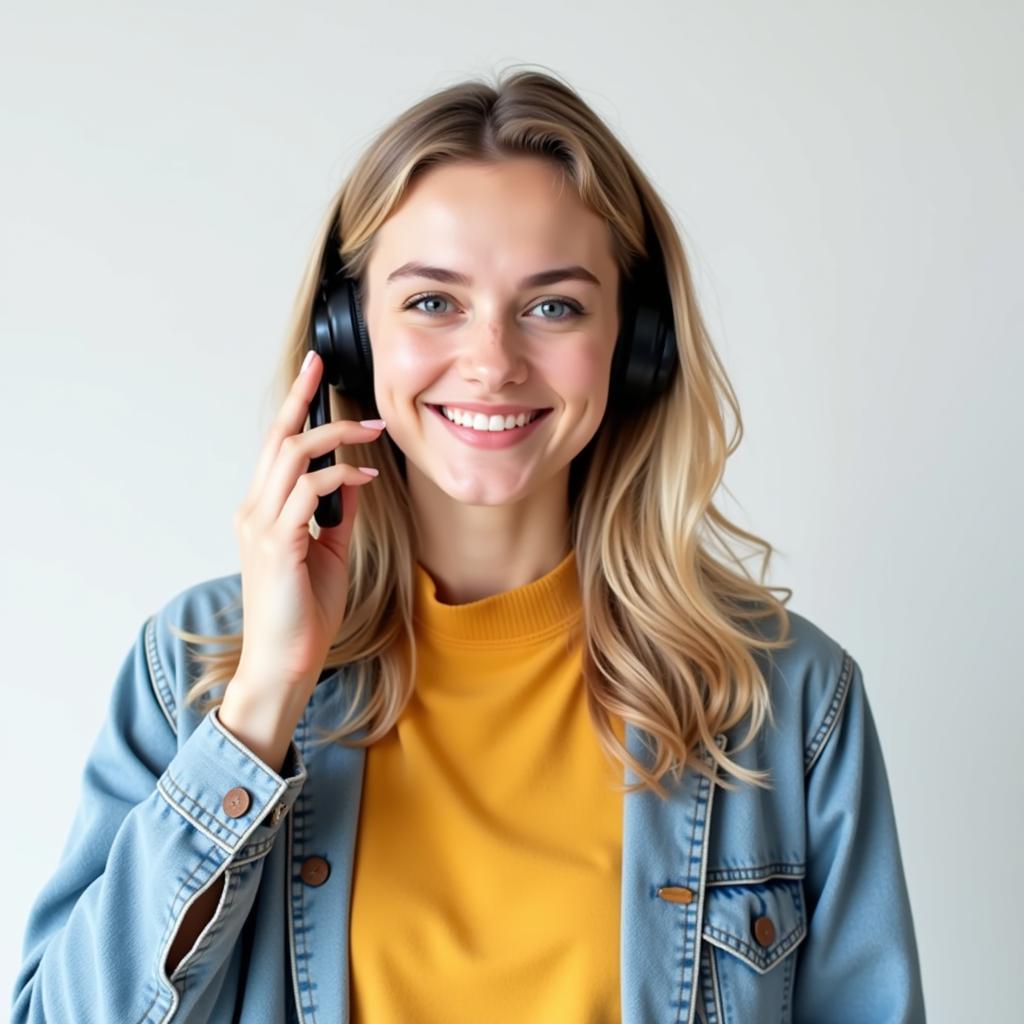 AOK Leverkusen Manfort Telefonnummer finden: Ein Bild einer Person, die am Telefon mit der AOK spricht, mit einem freundlichen und hilfsbereiten Gesichtsausdruck.