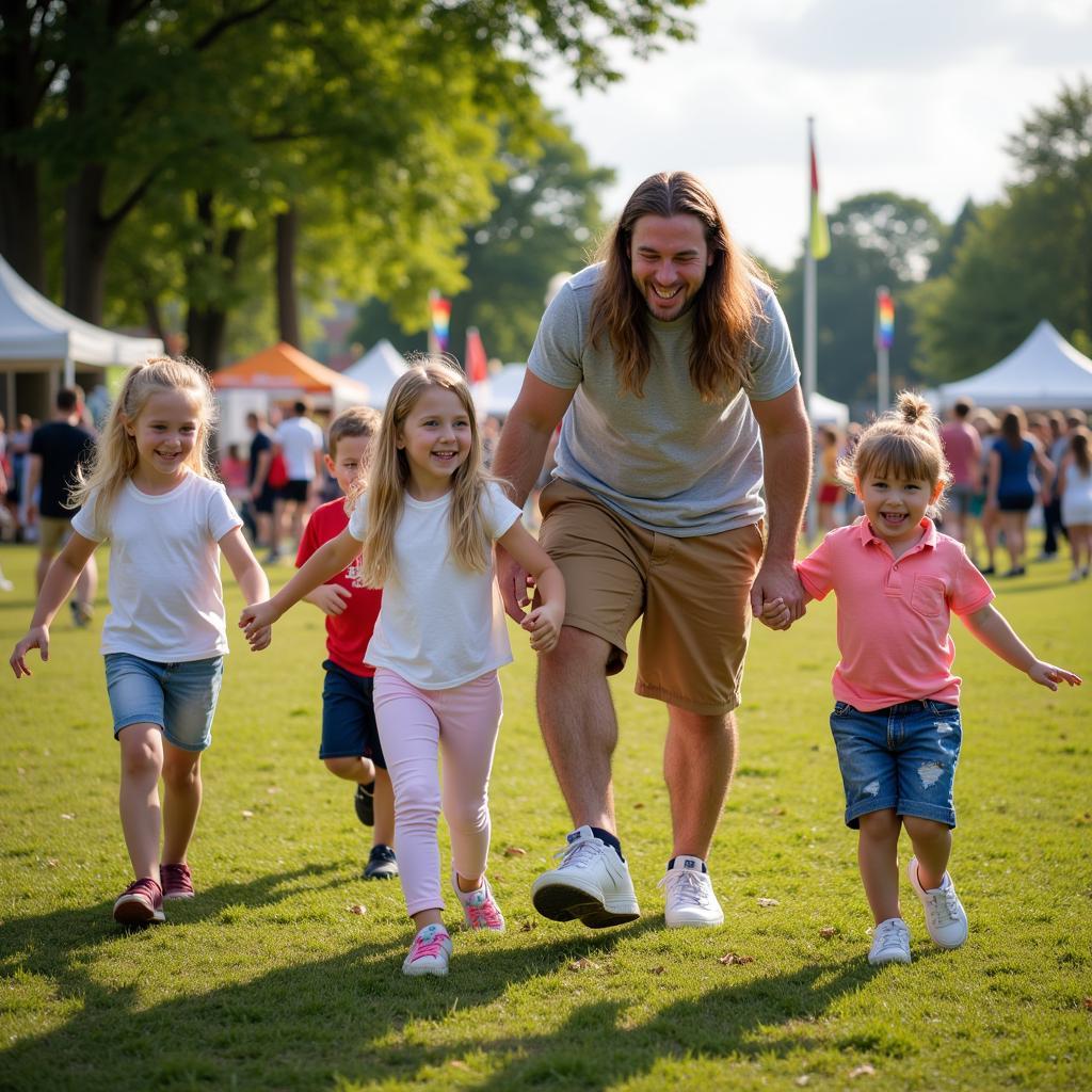 Familienspaß beim Aquila Park Leverkusen Fest