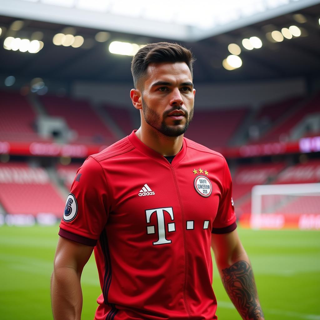 Charles Aránguiz im Trikot von Bayer Leverkusen