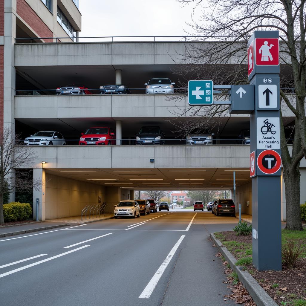 Parkmöglichkeiten und Anfahrt zu den Arkaden Leverkusen