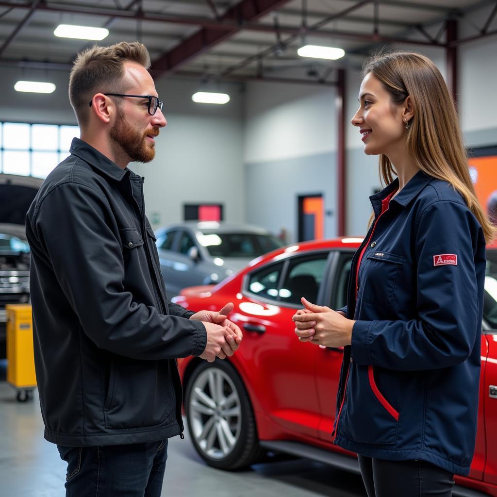 Kundenberatung im ASA Autoservice Leverkusen