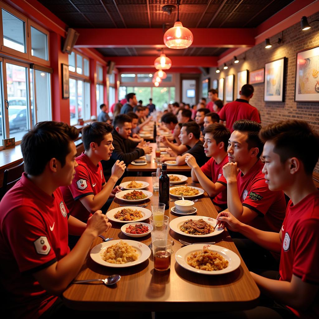 Asiatisches Restaurant in Leverkusen für Fußballfans