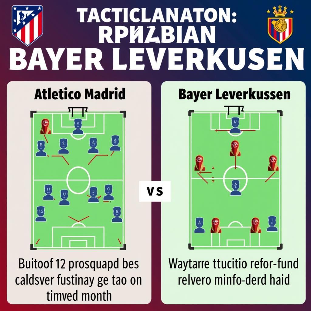 Taktische Analyse des Spiels Atletico Madrid gegen Bayer Leverkusen