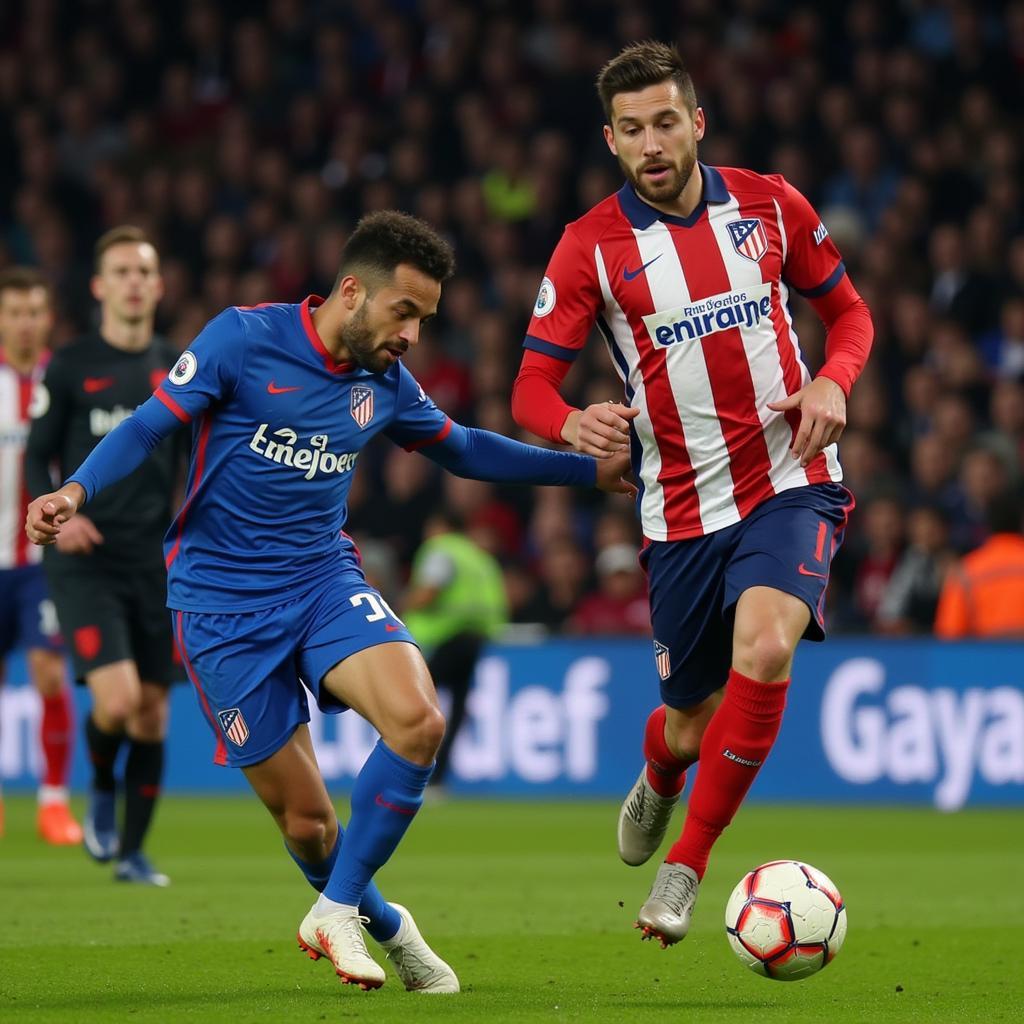 Atletico Madrid vs. Bayer Leverkusen Champions League Duell