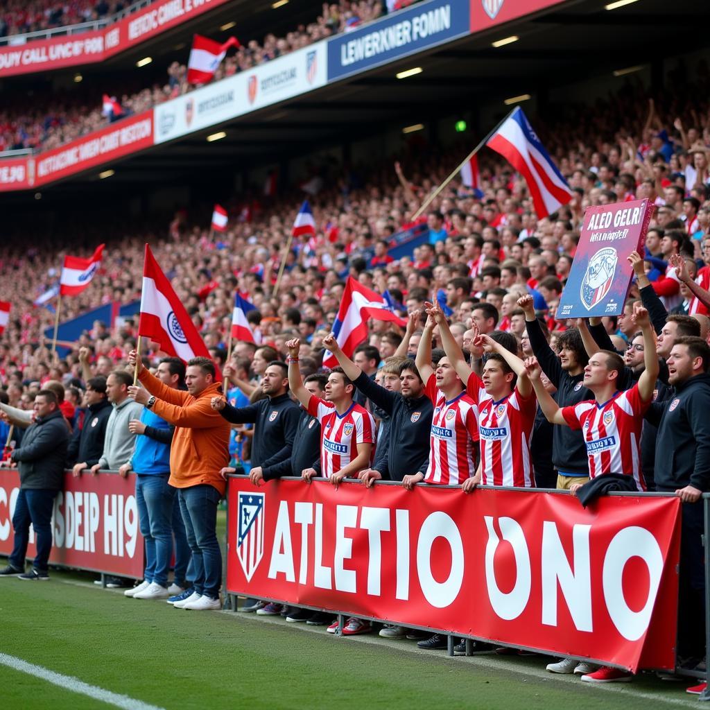 Atletico U19 Leverkusen Fans