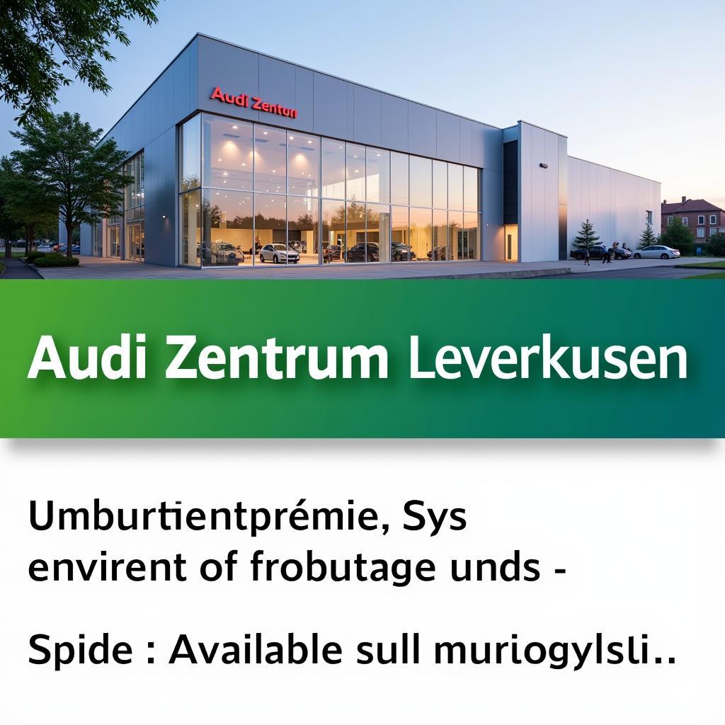 Audi Zentrum Leverkusen Umweltprämie Förderung