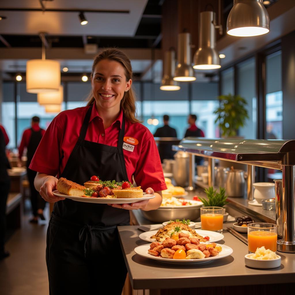 Aushilfe im Catering der BayArena