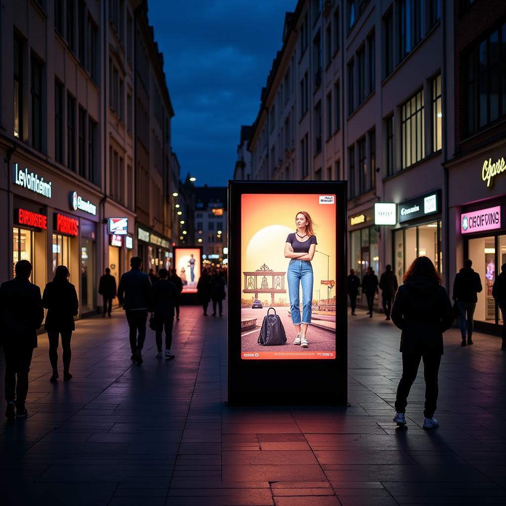 Außenwerbung Leverkusen City Light Poster