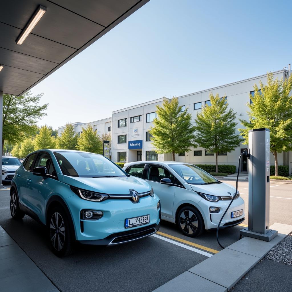 Elektromobilität im Autohaus Santos Leverkusen