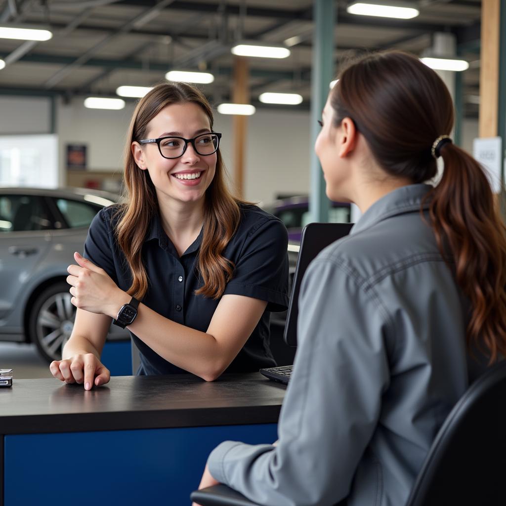 Kundenservice im Autoteileservice Leverkusen