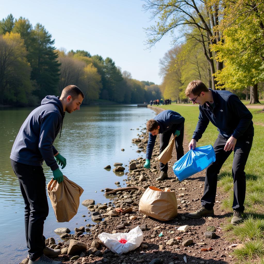 Naturschutz am Rhein mit dem AV Waldsee