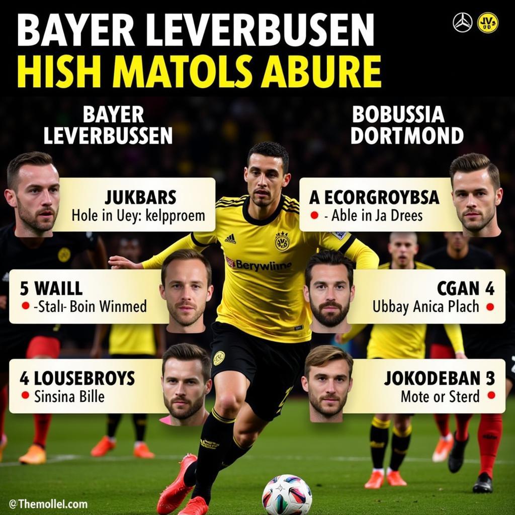 Schlüsselspieler im Duell B. Leverkusen vs. B. Dortmund