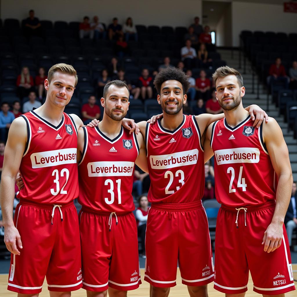 Basketballmannschaft in Leverkusen