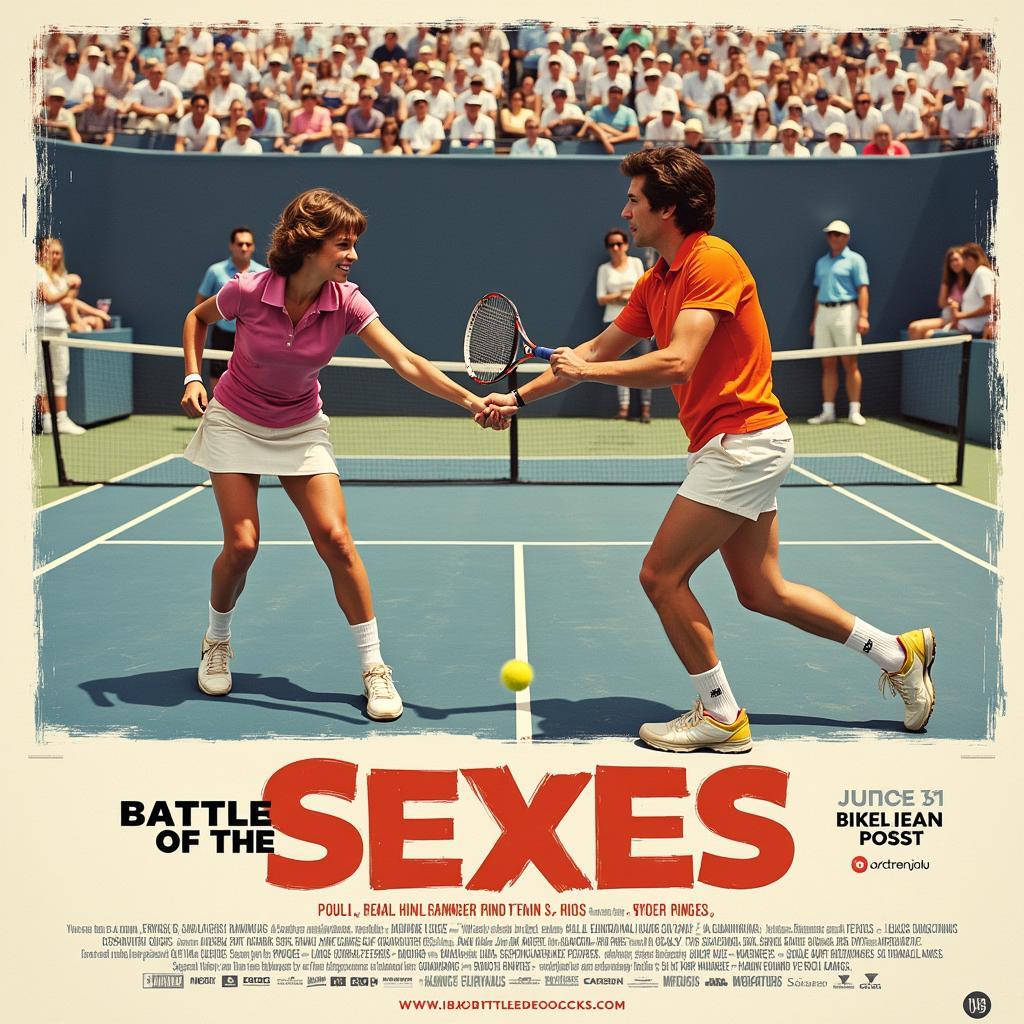 Filmplakat für "Battle of the Sexes"