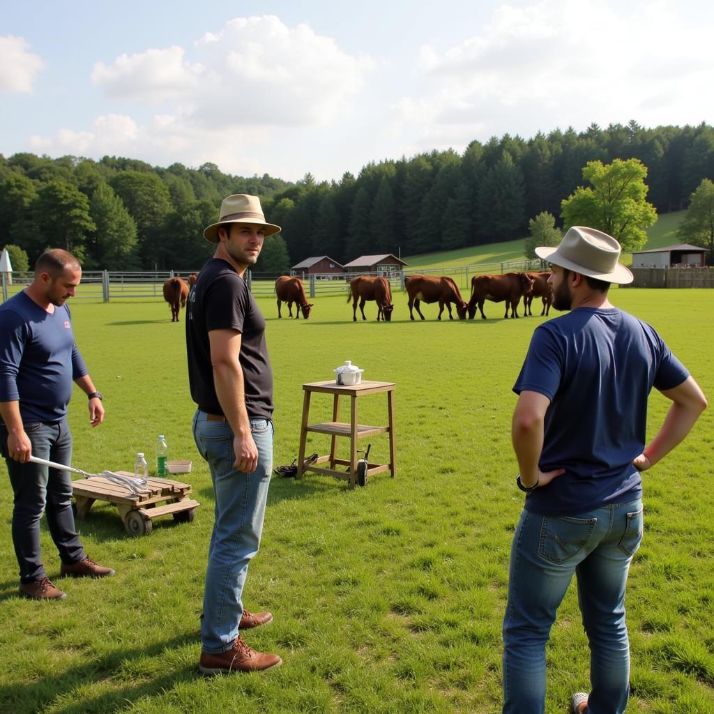 Event auf einem Bauernhof in Leverkusen