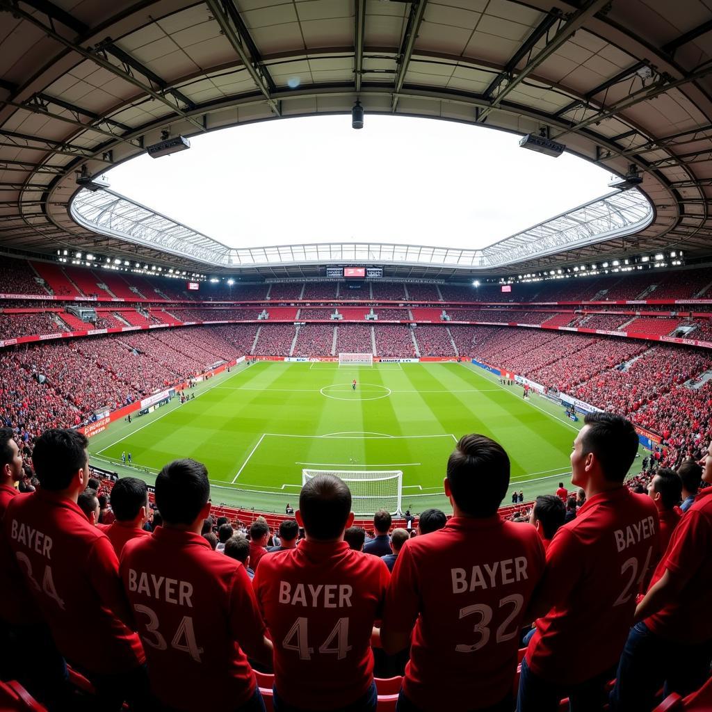 Bayer 04 Leverkusen Fans in der BayArena