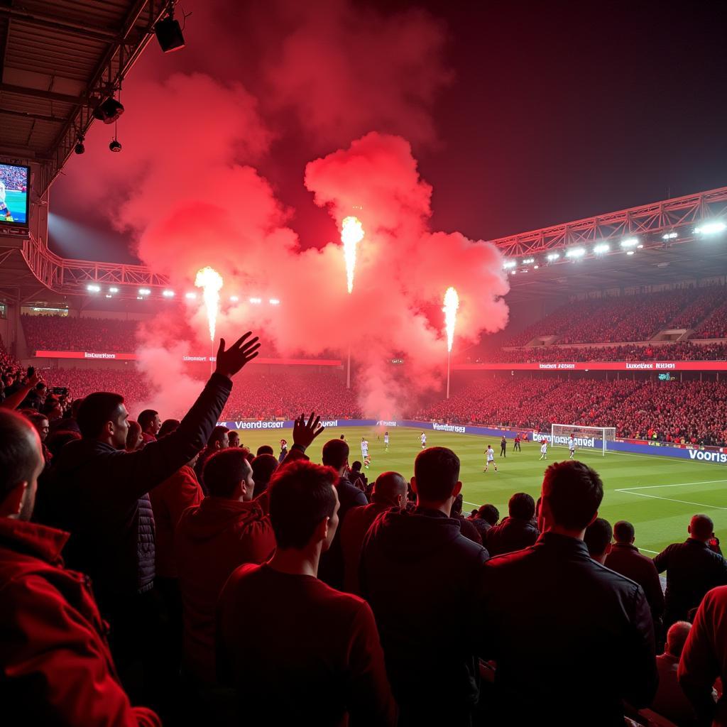 Bayer 04 Leverkusen Fans in Europa