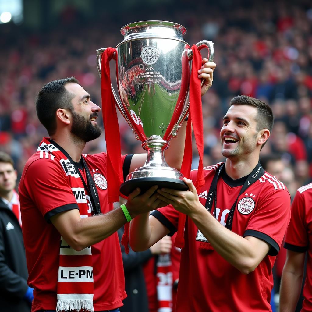 Bayer 04 Leverkusen Fans träumen von der Meisterschale