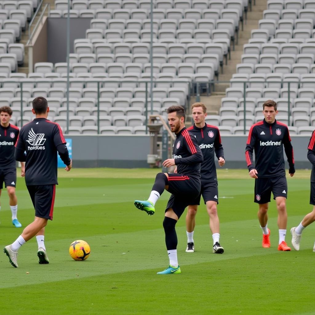 Bayer 04 Leverkusen II Trainingseinheit