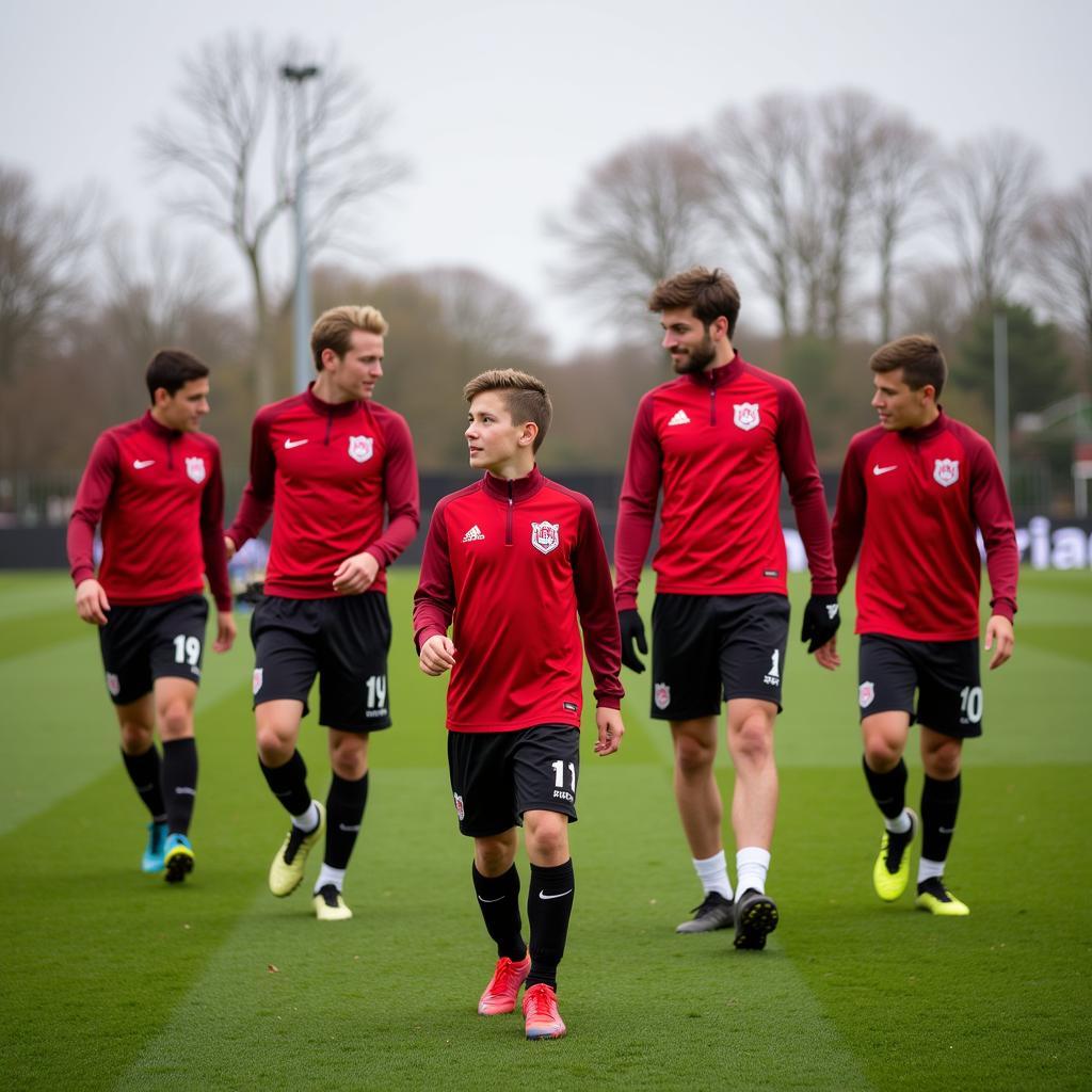 Bayer 04 Leverkusen Jugendmannschaft Training