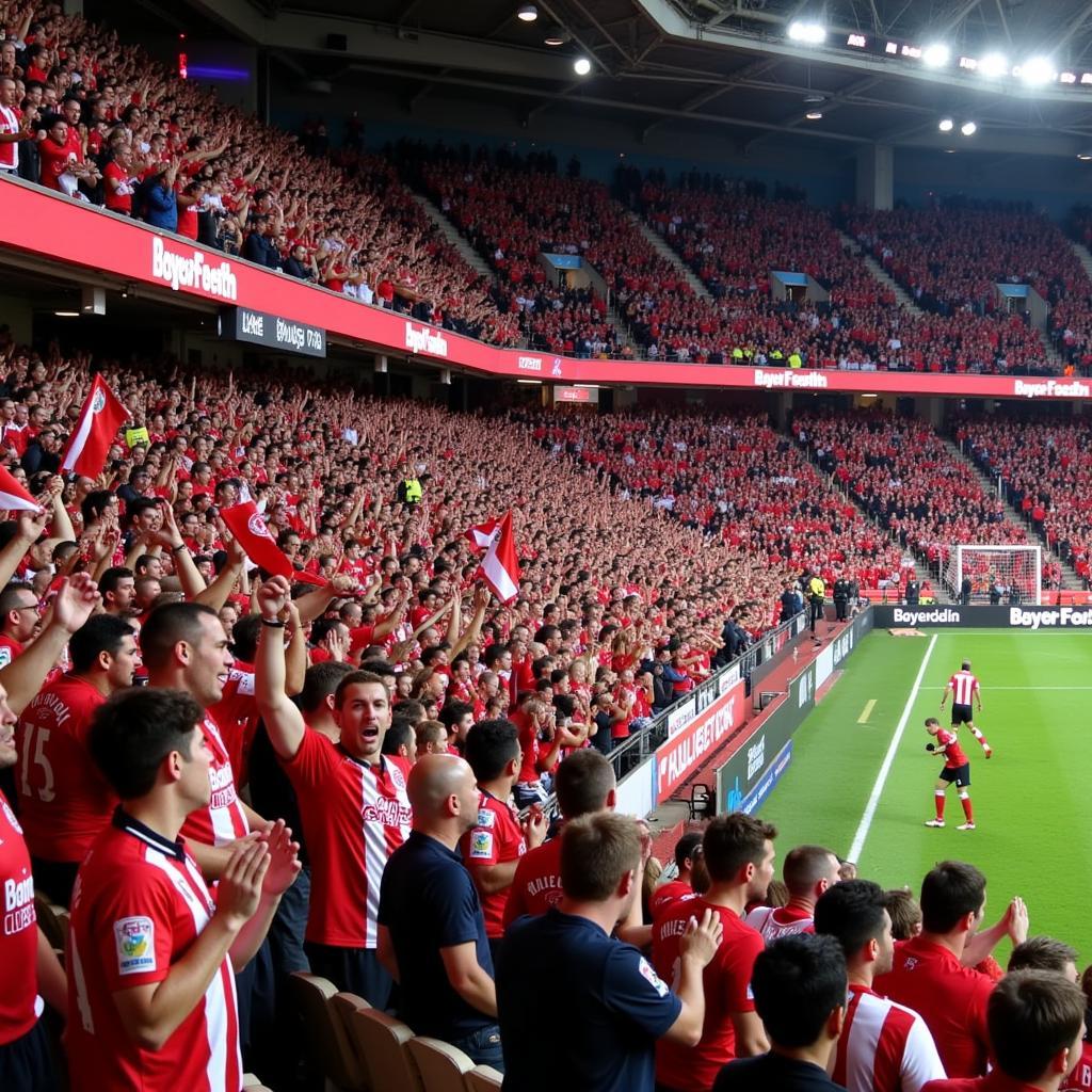 Fans bei der Saisoneröffnung von Bayer 04 Leverkusen 2019