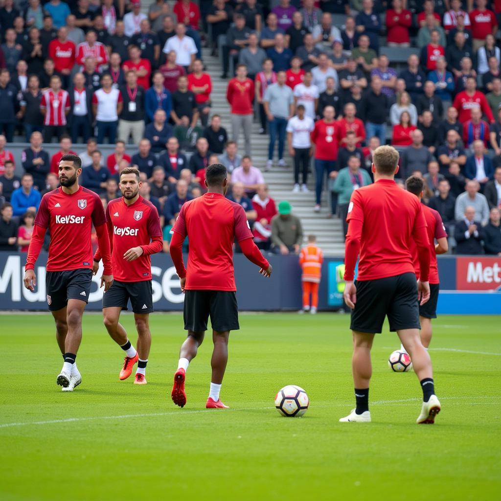 Öffentliches Training bei der Saisoneröffnung von Bayer 04 Leverkusen 2019